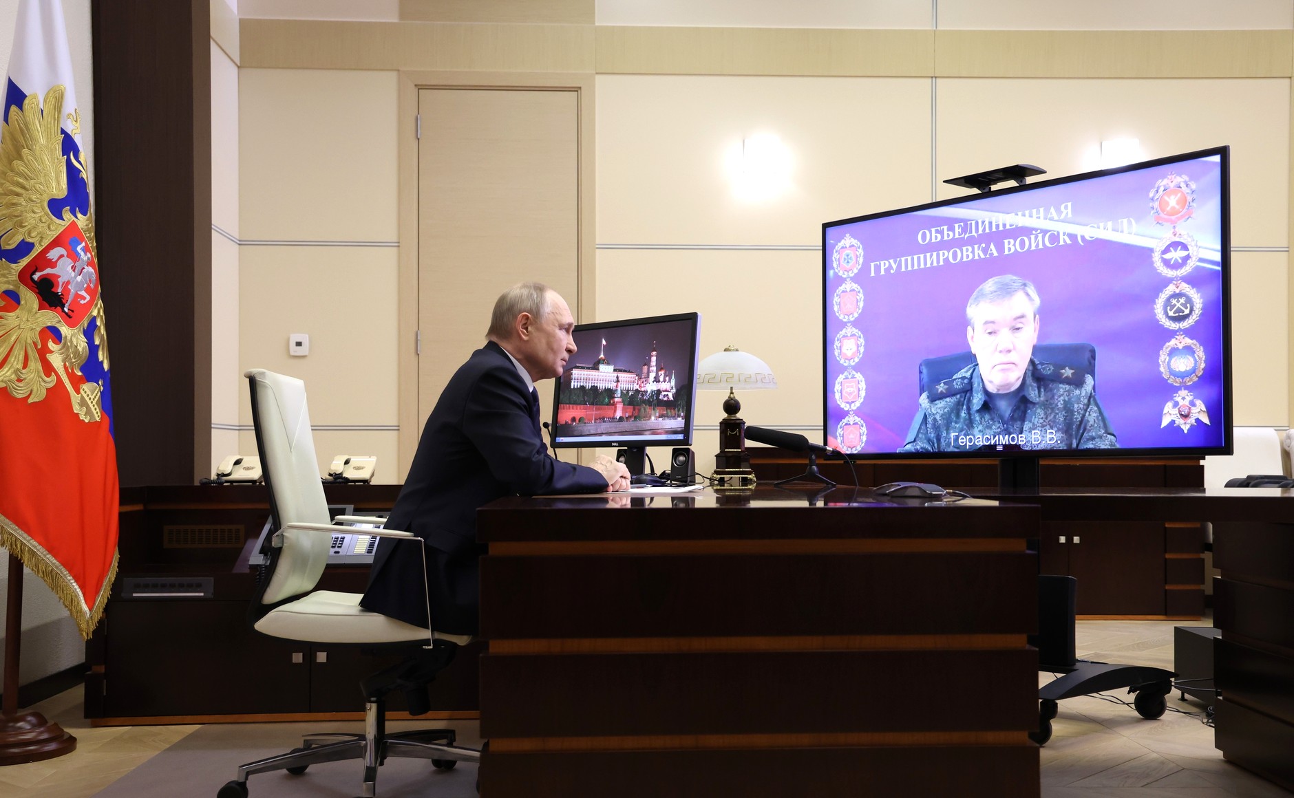 Встреча с начальником Генштаба ВС РФ Валерием Герасимовым.